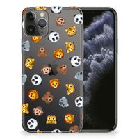 TPU bumper voor Apple iPhone 11 Pro Dieren Emojis - thumbnail