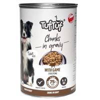 TUF TUF Meaty chunks with game - natvoer voor honden - 1250g