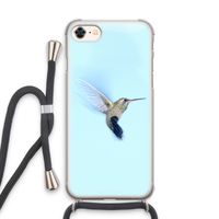 Kolibri: iPhone 7 Transparant Hoesje met koord
