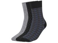 esmara Men 3 Paar sokken (Zwart/grijs, 43-46)