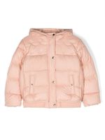 Chloé Kids veste matelassée à capuche - Rose