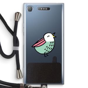 Birdy: Sony Xperia XZ1 Transparant Hoesje met koord