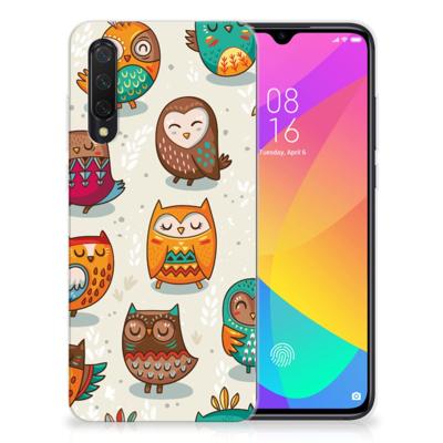 Xiaomi Mi 9 Lite | TPU Hoesje | Vrolijke Uilen