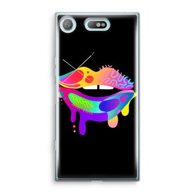 Lip Palette: Sony Xperia XZ1 Compact Transparant Hoesje