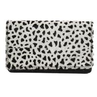 Bear Design Overslag Portemonnee met Vachtje Black Dot Bear Design Overslag Portemonnee met Vachtje Black Dot