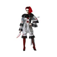 Kostuums voor Volwassenen Grijs Clown Maat XS/S