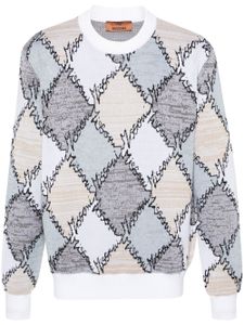 Missoni sweat à motif en jacquard - Blanc