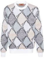 Missoni sweat à motif en jacquard - Blanc - thumbnail