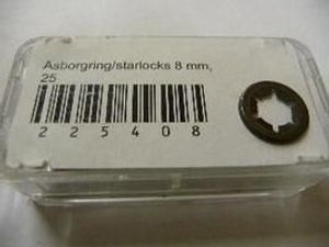 Bofix Ds asborgring/starlocks 8mm (25)