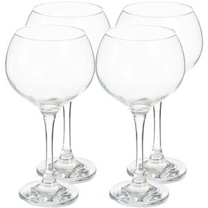 Pasabahce Bistro cocktail/gin glazen - glas - set 4x stuks - 790 ml