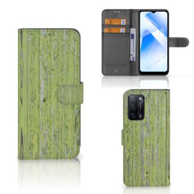 OPPO A16/A16s/A54s | Book Style Case | Green Wood