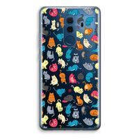 Kleurrijke katten: Huawei Mate 10 Pro Transparant Hoesje