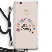 Happy days: Huawei Ascend P10 Lite Transparant Hoesje met koord