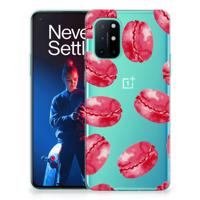 OnePlus 8T | Siliconen Case | Pink Macarons