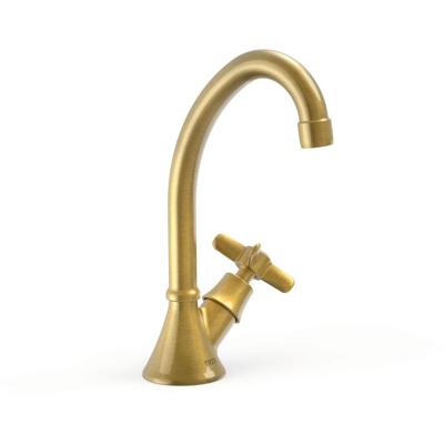Fonteinkraan Tres Classic | Opbouw | Koudwater kraan | Standaard model | Vintage | Messing oud