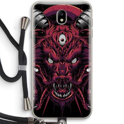 Hell Hound and Serpents: Samsung Galaxy J7 (2017) Transparant Hoesje met koord