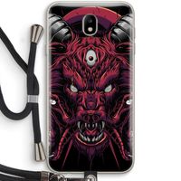 Hell Hound and Serpents: Samsung Galaxy J7 (2017) Transparant Hoesje met koord