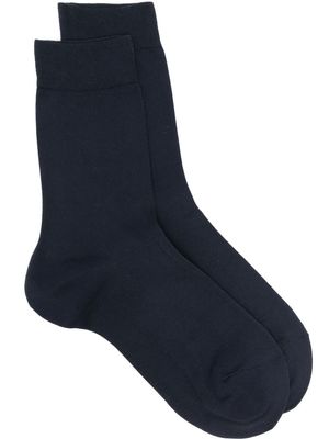 Falke chaussettes en coton à logo imprimé - Bleu