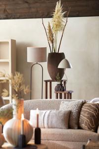 Light & Living TafellampElimo Ø 25cm x 60cm crème - 1884527