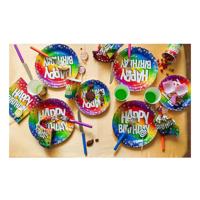 Boland Papieren bekers happy birthday 210ml, 10st.
