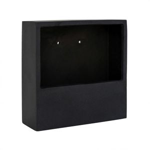 Muur bloempot Wally Jack XS Black