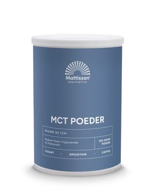 Mattisson MCT Poeder coconut pure 350 Gram