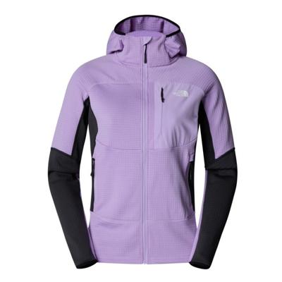 The North Face Stormgap Powergrid Hoodie Fleece Dames Lite Lilac - Asphalt Grey M