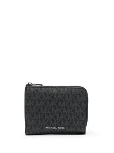 Michael Michael Kors portefeuille zippé à logo - Noir