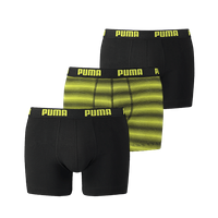 Puma 3-pack Printed Stripe Design Boxershorts Black/Anthracite-XL - thumbnail