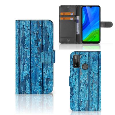 Huawei P Smart 2020 | Book Style Case | Wood Blue