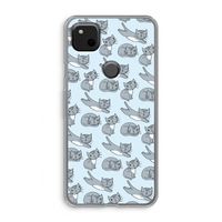 Poezen: Google Pixel 4a Transparant Hoesje