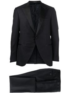Corneliani veste de smoking à simple boutonnage - Bleu