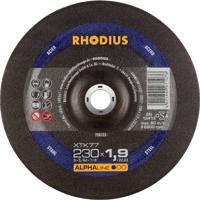 Rhodius 208703 Doorslijpschijf gebogen 230 mm 1 stuk(s) Staal