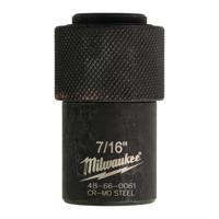 Milwaukee Krachtdop Adapter ½" Vierkant - 7/16" Zeskant - 48660061