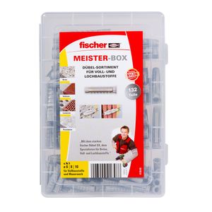 Fischer Meister-Box SX Plugassortiment 41648 132 onderdelen