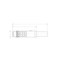 Weidmüller 2050060200 Sensor/actuator aansluitkabel M12 Aantal polen (sensoren): 2+PE 2.00 m 1 stuk(s) - thumbnail