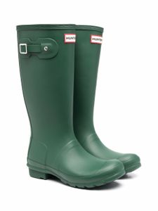 Hunter Kids botte de pluie Original à patch logo - Vert