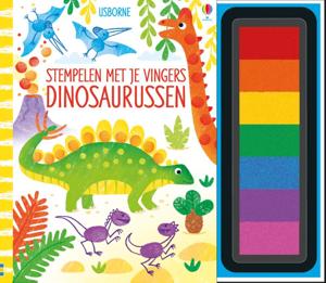 Stempelen met je vingers Dinosaurussen (Hardback)
