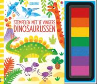 Stempelen met je vingers Dinosaurussen (Hardback)