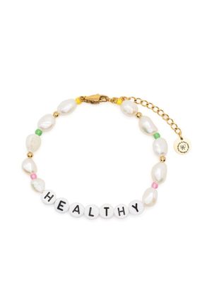 Sporty & Rich bracelet de perles à breloques Healthy - Pearl
