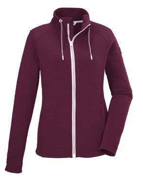 Killtec KOS 24 Power Stretch Fleece Dames Beaujolais 38