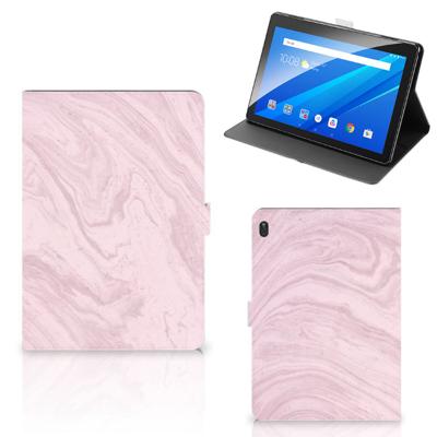 Lenovo Tab E10 Leuk Tablet hoesje Marble Pink - Origineel Cadeau Vriendin Lenovo Tab E10 Leuk Tablet hoesje Marble Pink - Origineel Cadeau Vriendin