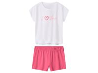 Esmara Kids Korte kinder pyjama (Wit, 146/152)