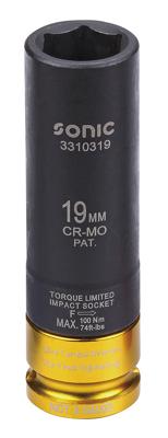 Dop 1/2", kracht met vast moment 19mm 3310319