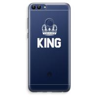 King zwart: Huawei P Smart (2018) Transparant Hoesje