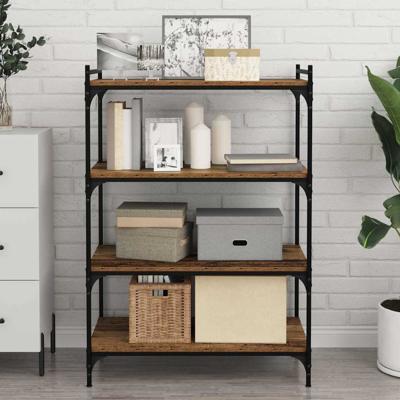 Boekenplank Bord 4 pcs Bruin 100 x 40 x 1.5cm Spaanplaat