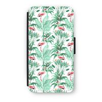 Flamingo bladeren: iPhone X Flip Hoesje Flamingo bladeren: iPhone X Flip Hoesje