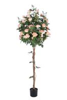 Kunstboom met rozen 180 cm
