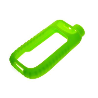 Fiets handheld code tabel schokbestendig silicone kleurrijke beschermende case voor Garmin GPSMAP66st/66s (groen)