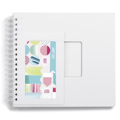 Hama creatieve set plakalbum 50 witte pagina's wit
